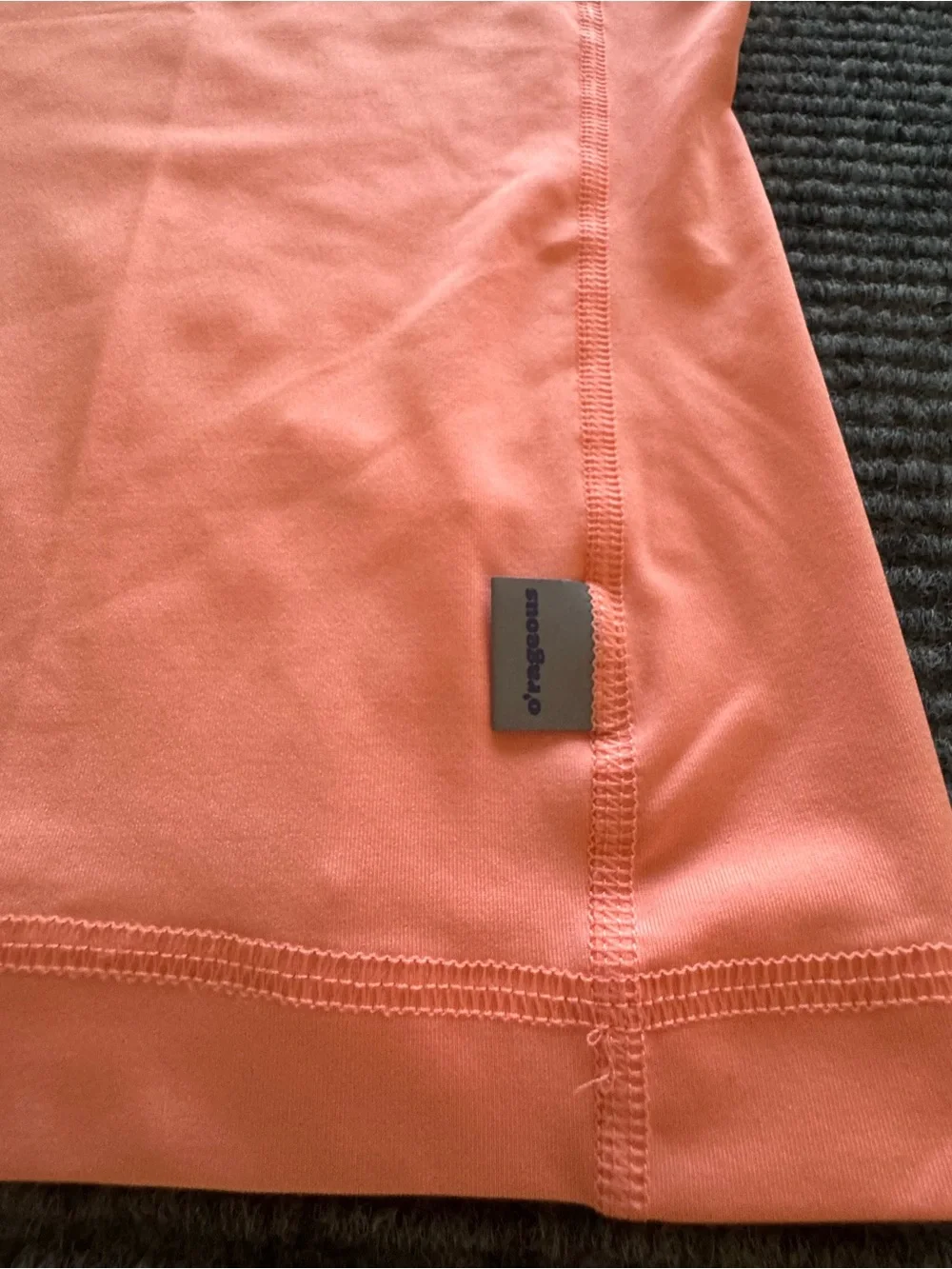 O’eageous Short Sleeve Rash Guard sun‎ shirt Coral Orange Unisex XS